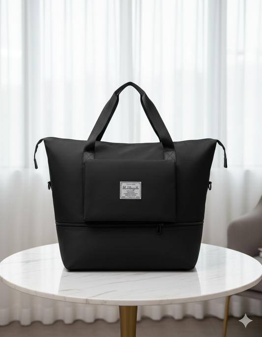 Travel Tote Bag with Trolley Sleeve