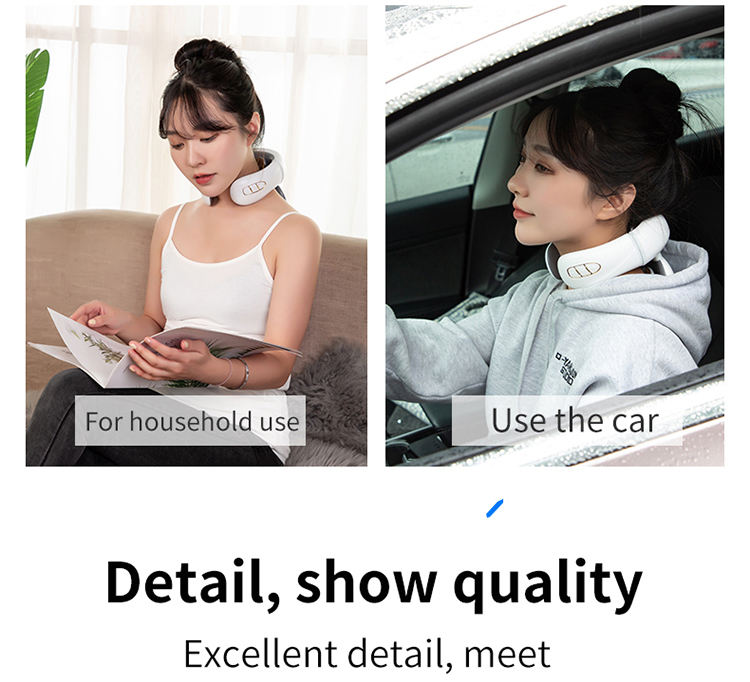 Six-Head Cervical Spine Massager โ Neck Physiotherapy & Hot Compress Device