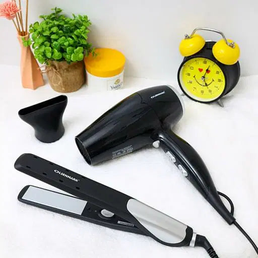 2-in-1 Professional Hair Styler Kit (Straightener & Dryer)