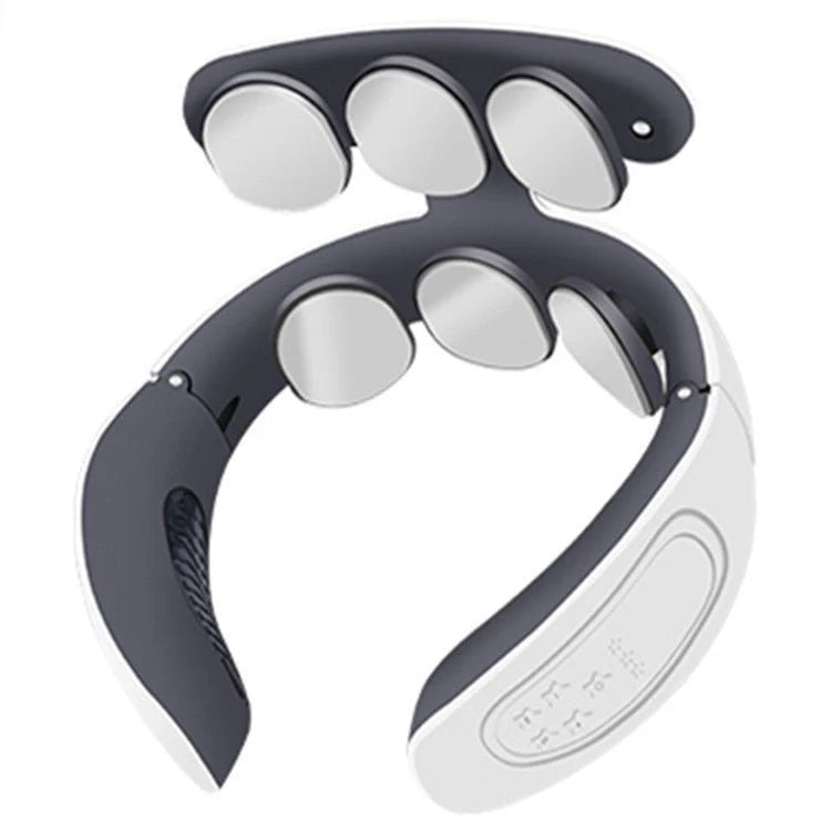 Six-Head Cervical Spine Massager โ Neck Physiotherapy & Hot Compress Device