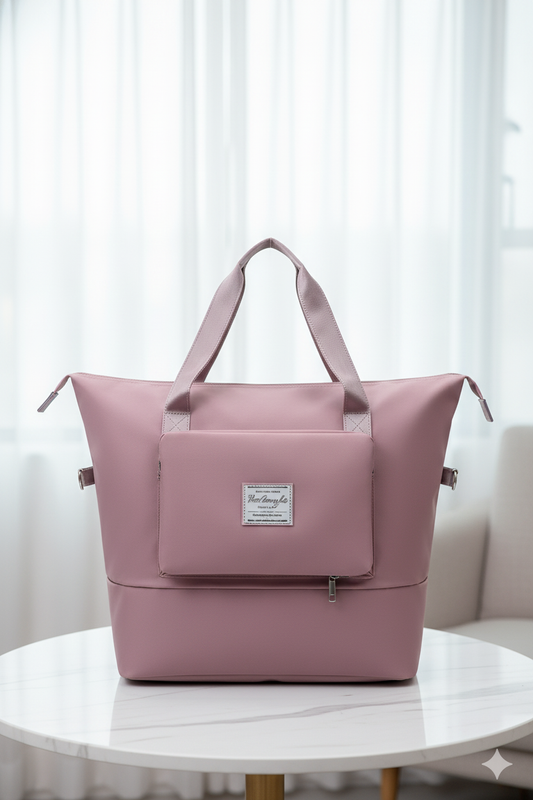 Travel Tote Bag with Trolley Sleeve