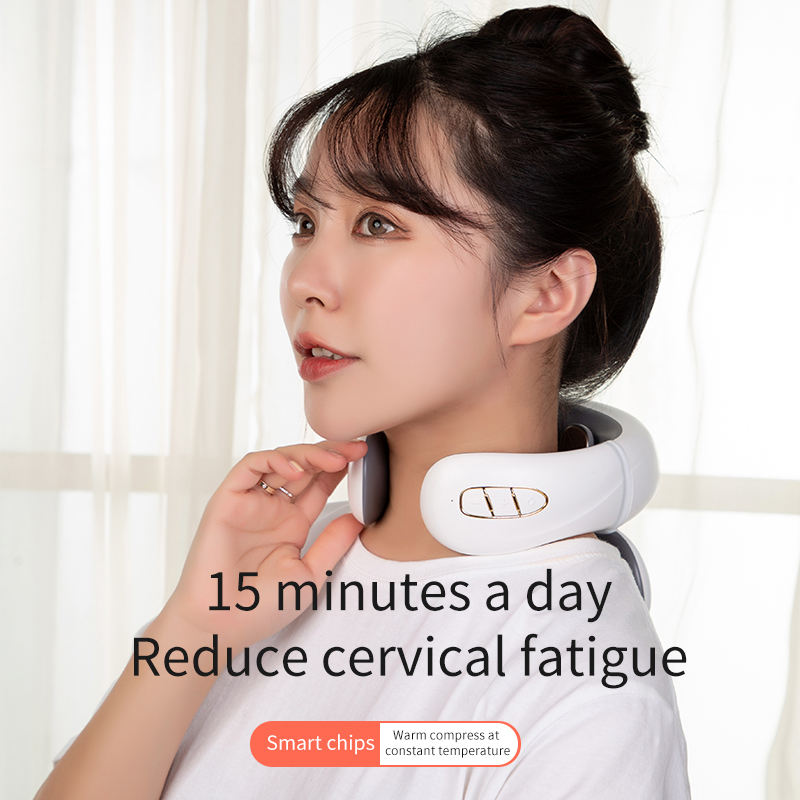 Six-Head Cervical Spine Massager – Neck Physiotherapy & Hot Compress Device