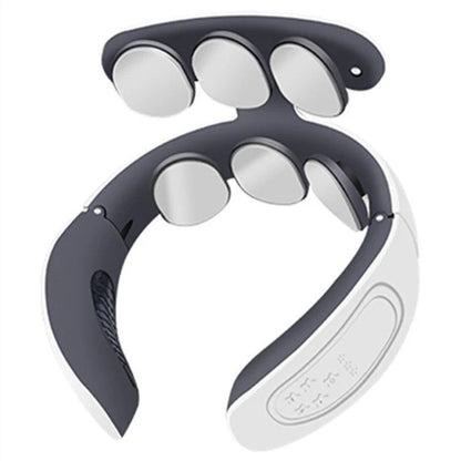 Six-Head Cervical Spine Massager – Neck Physiotherapy & Hot Compress Device