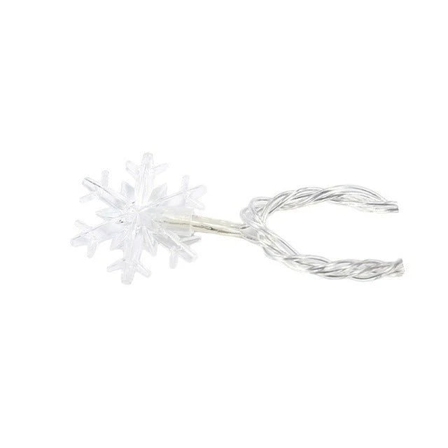 LED Hanging Snowflake Flashing Lights