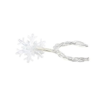 LED Hanging Snowflake Flashing Lights
